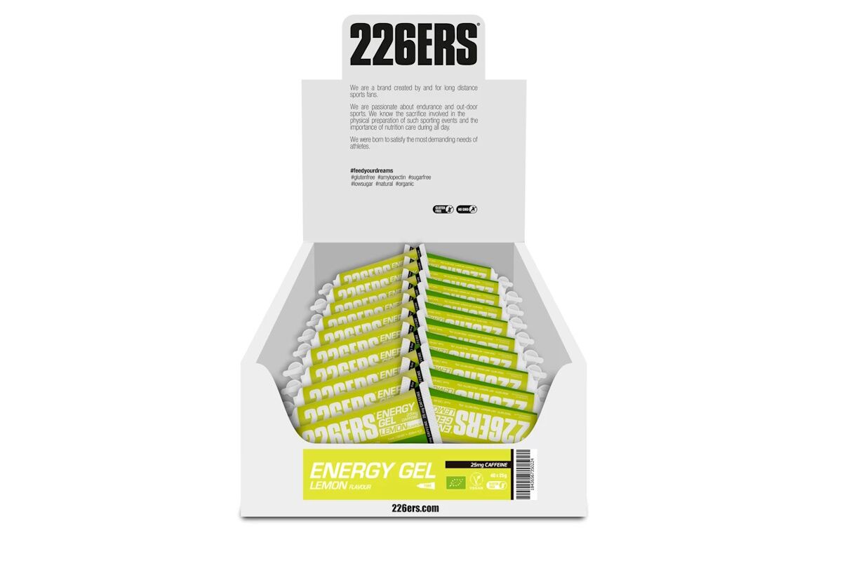 Gel 226ERS - ENERGY GEL - Tubo 25gr - Limón con cafeina - Imagen 3