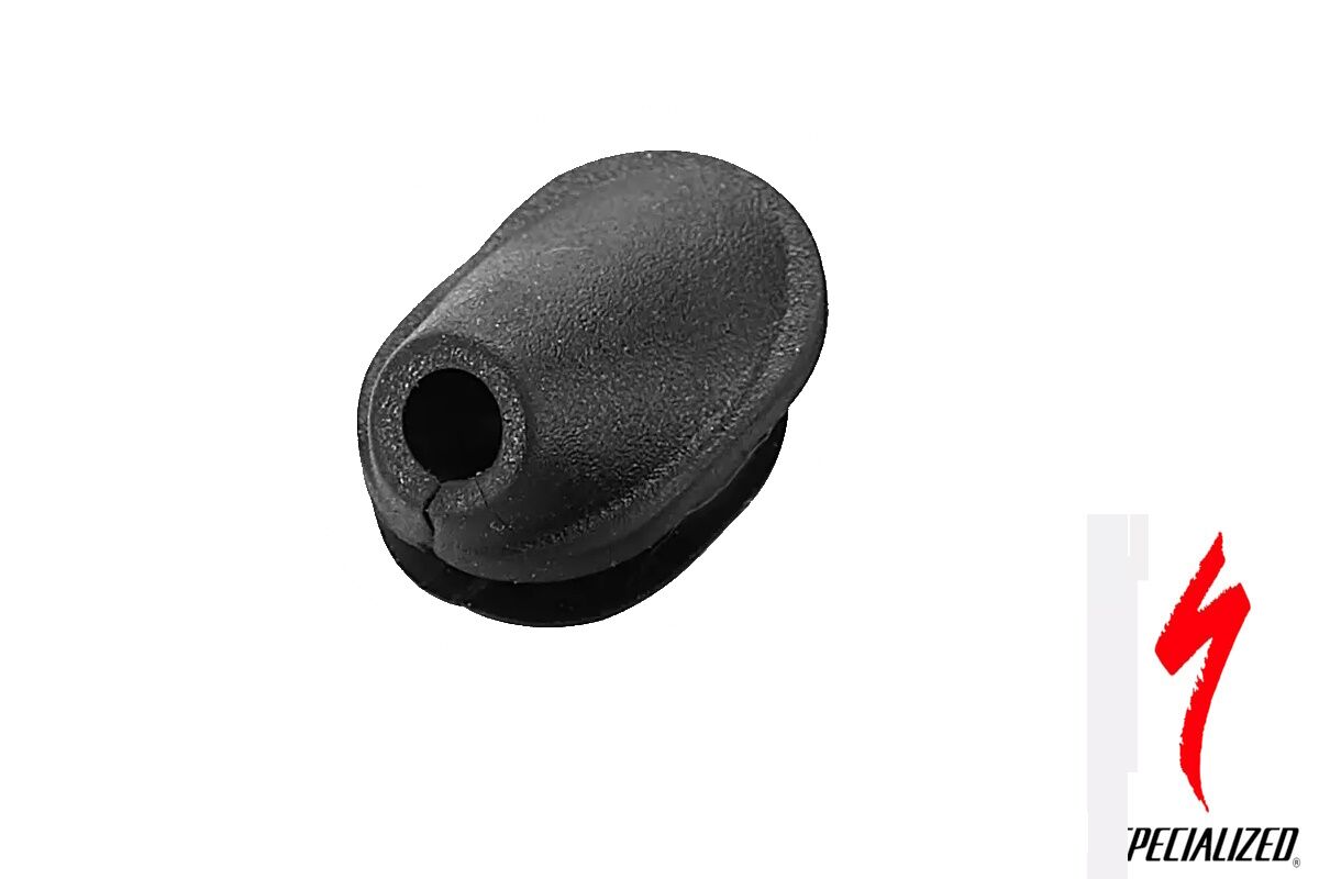 Ojal de goma de dirección S209900054 Specialized original, diseñado para enrutamiento interno de cables Di2 E-Tube, caucho de alta resistencia.