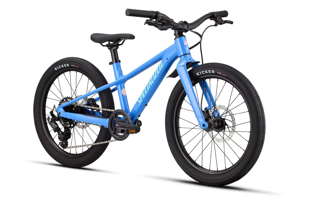 Specialized Riprock 20 INT 2026, MTB infantil, frenos hidráulicos Promax, transmisión 1x8 Acolyte 12-42T, llantas 25 mm, cableado interno.