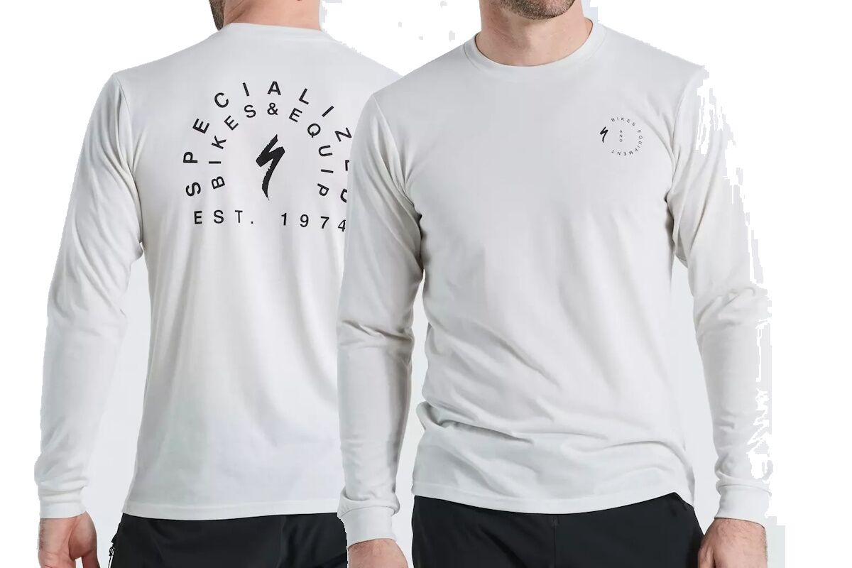 Specialized Stoke Manga Larga Unisex 2022, tecnología Drirelease y gráfico exclusivo