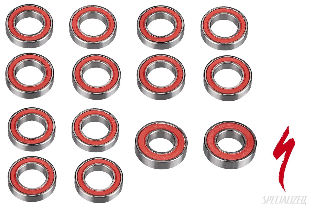 Kit de rodamientos de pivote de suspensión Specialized Levo FSR 2022 S210600002, repuesto original, 12x6801-2RS y 2x6901-2RS, sin espaciadores