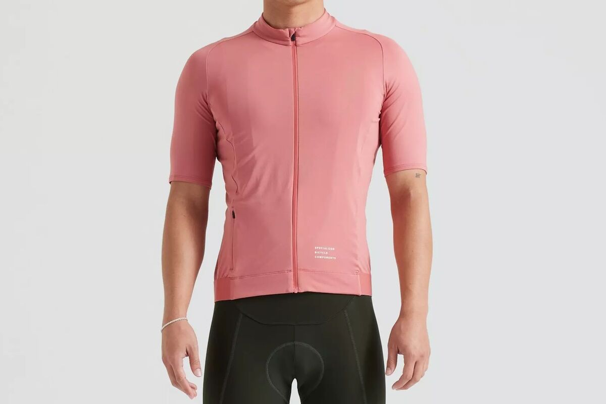 Maillot de Manga Corta Specialized Foundation Hombre – Estilo Brillante, Confort y Sostenibilidad para Ciclistas Exigentes - Dusty Rose - Imagen 5