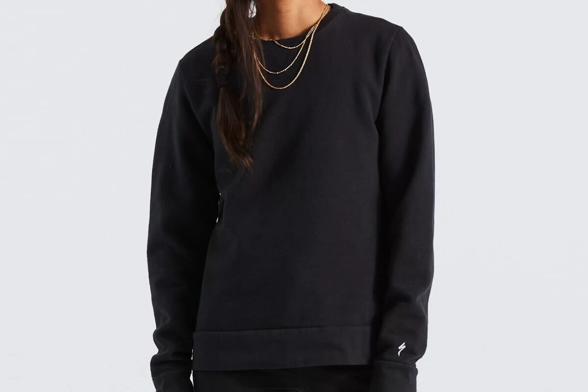 Sudadera Specialized Women's Legacy Crewneck, diseño casual con bolsillo interno y tejido suave.