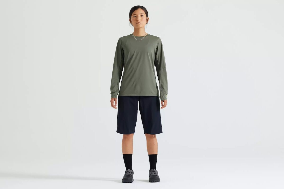 Specialized Gravity Training Maillot Mujer | Manga Larga Reciclado & Cobertura Trail 2024 - Imagen 6