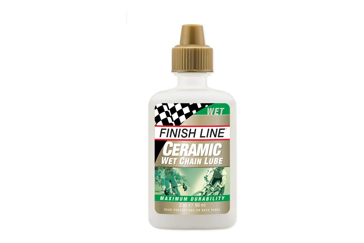 Lubricante Finish Line Ceramic Wet Chain Lube 60 ml para condiciones húmedas