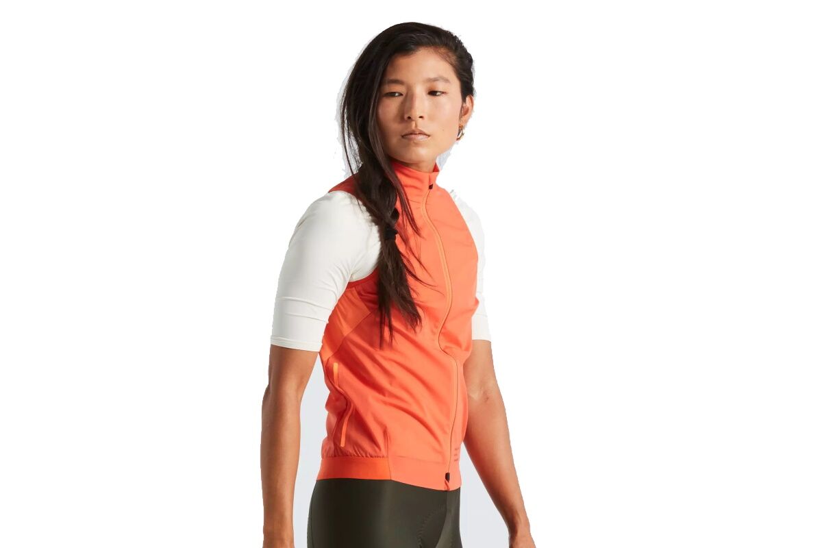 Chaleco cortavientos mujer SPECIALIZED - WOMEN'S PRIME WIND VEST - Blaze