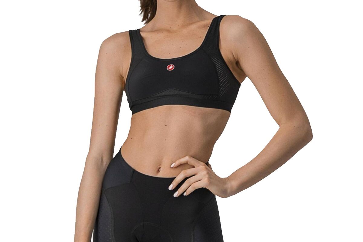 Sujetador ciclismo CASTELLI - ROSSO CORSA - BLACK