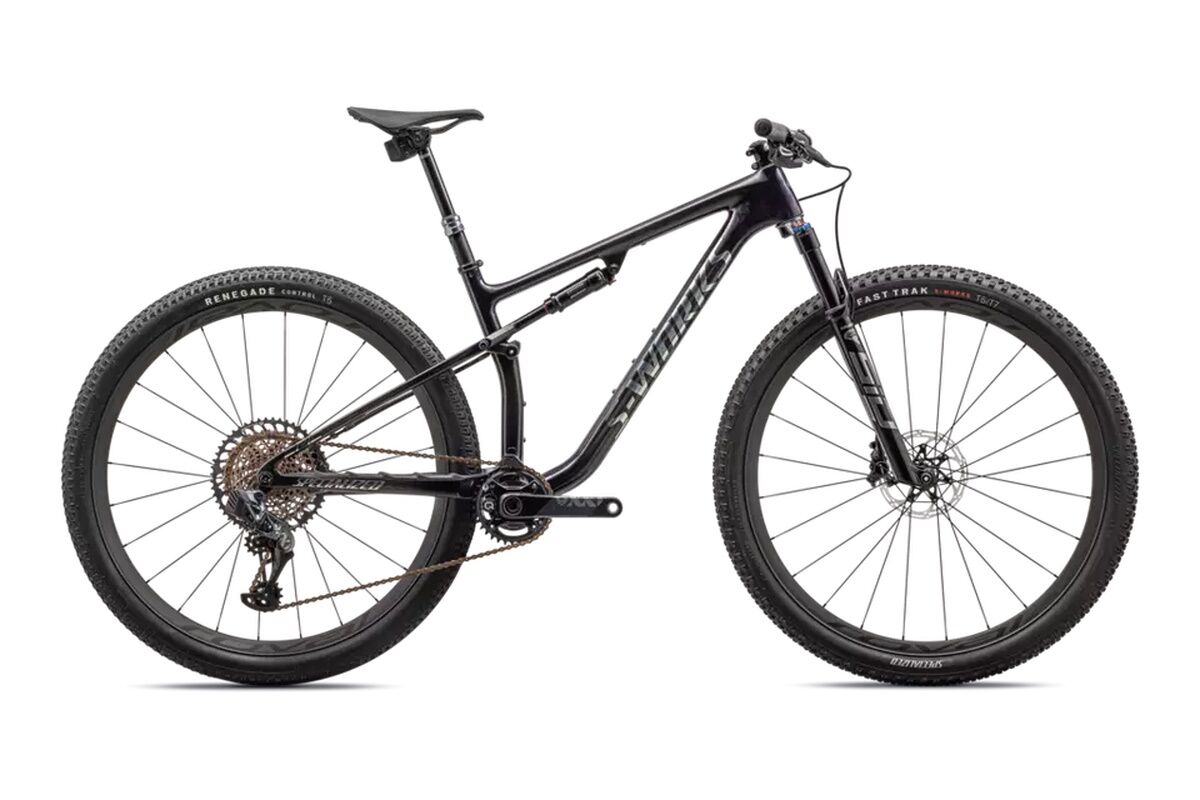 Specialized Epic S-Works - Gloss Purple Tint Fades Over Carbon / Chrome