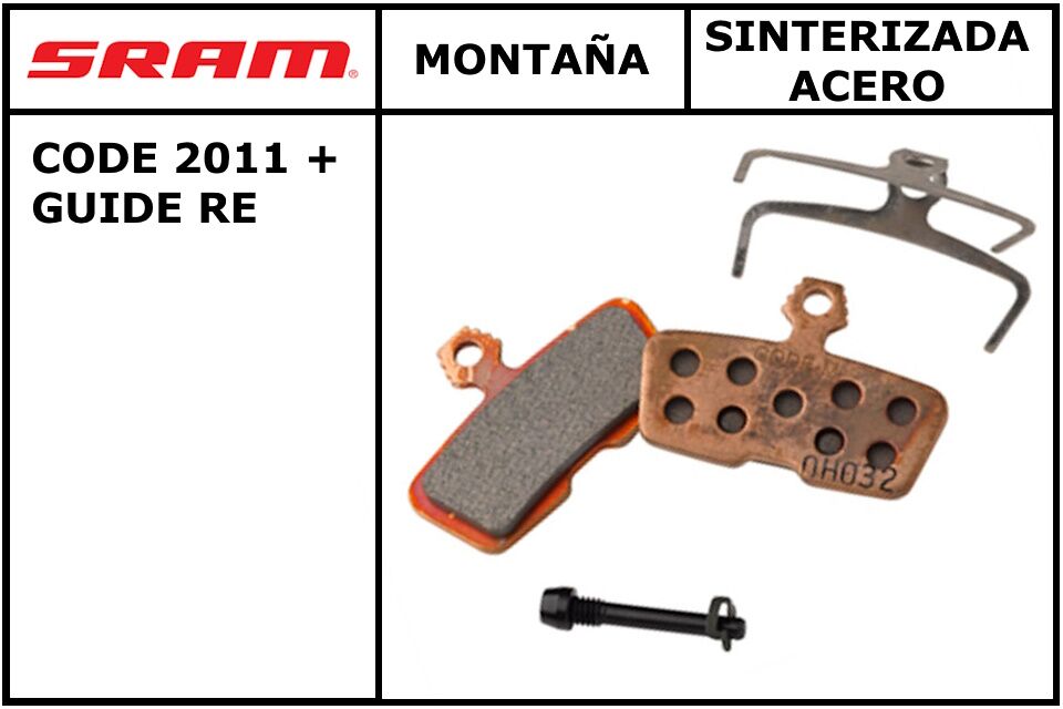 Pastillas de freno Sram Guide RE - Code 2011+ Organica