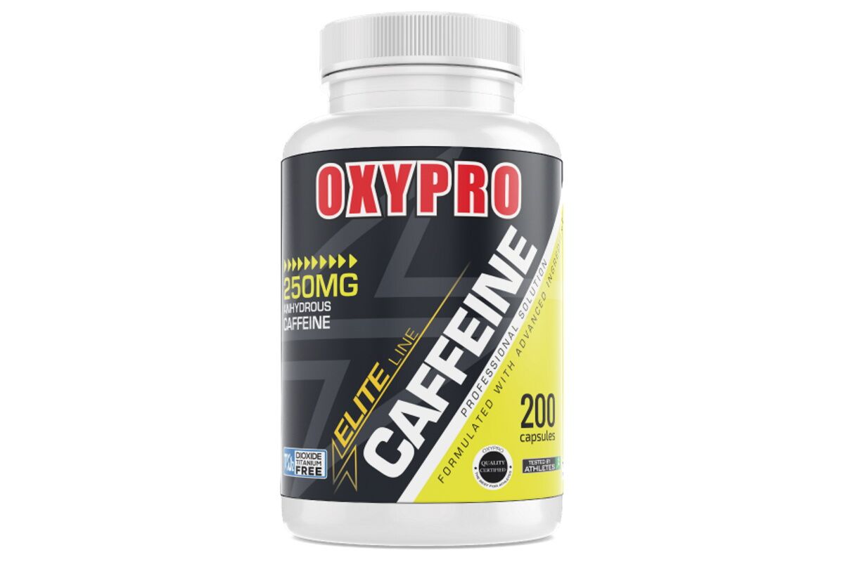 Quemador de grasa OXIPRO Cafeina 250 mg - Capsulas