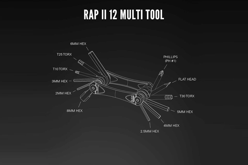 Multiherramienta Lezyne Rap II 12 - Imagen 2