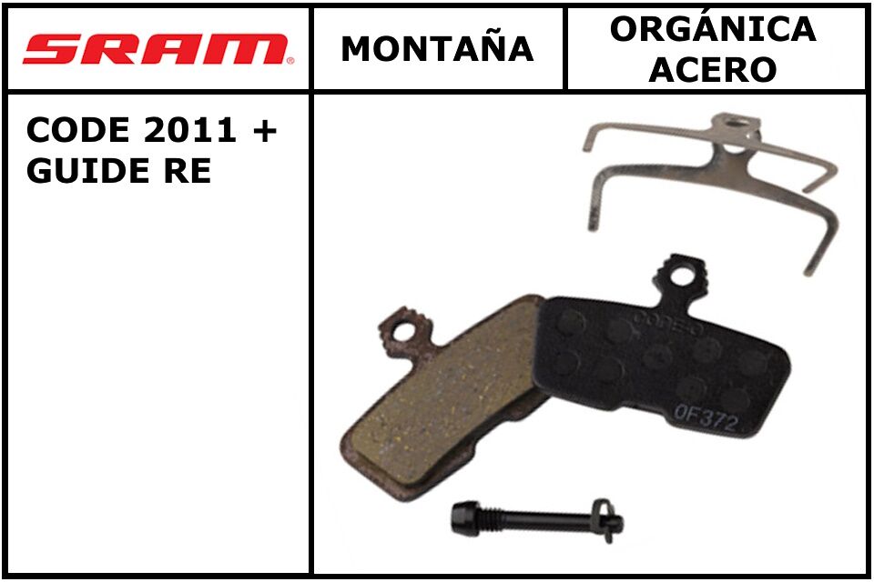 Pastillas de freno Sram Guide RE - Code 2011+ Sinterizada