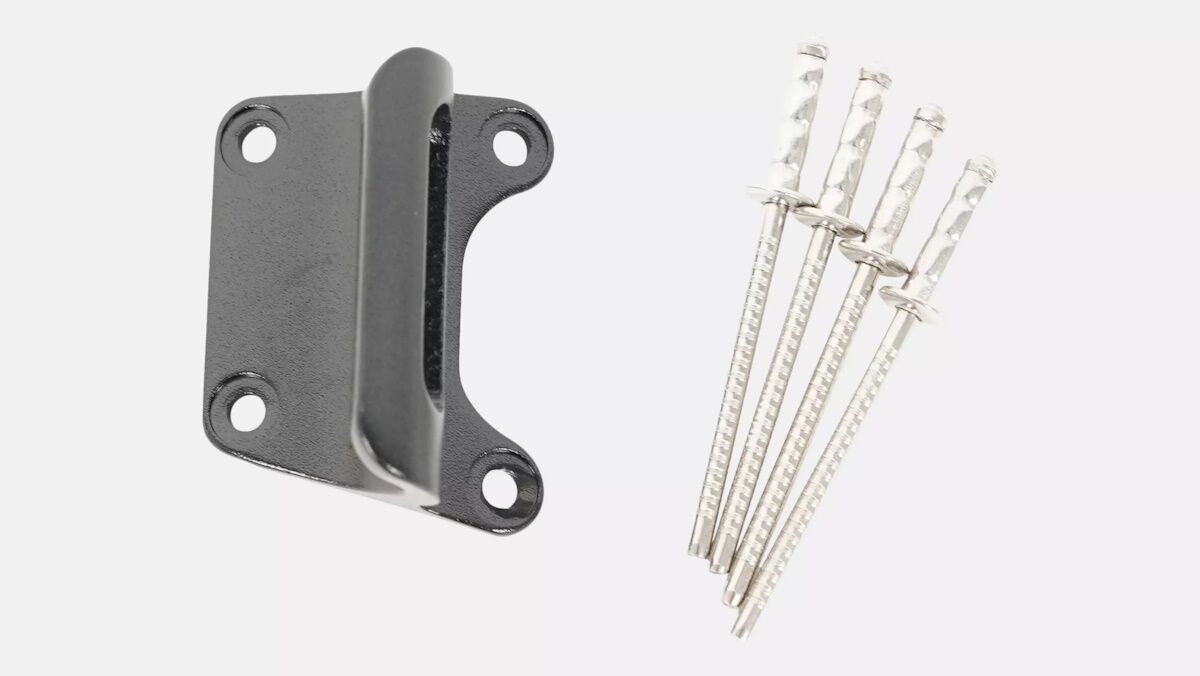 Soporte de desviador delantero Specialized S192600002 con remaches para bicicletas Roubaix 2020-2023.