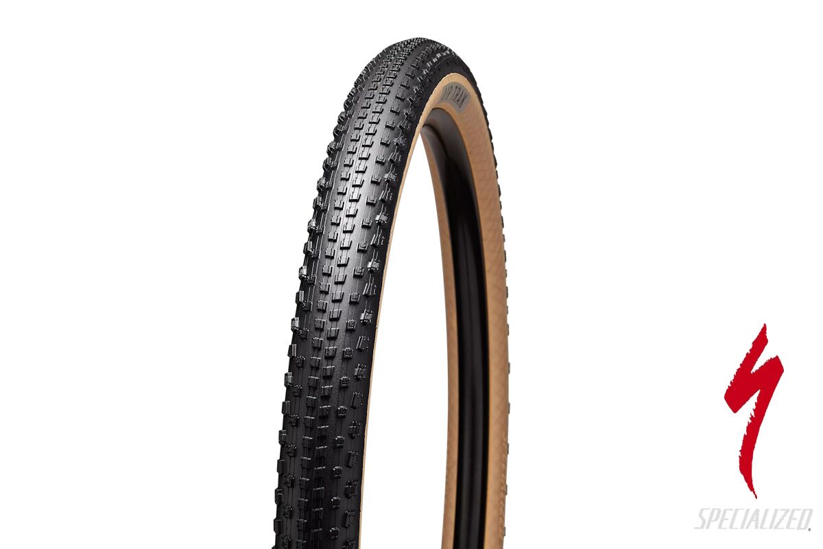 Neumático Specialized Air Trak Flex Lite T5/T7 TLR XC Tan Sidewall - 2025 - Tubeless, 60TPI, GRIPTON Dual, 29x2.2/29x2.35, Ultraligero para XC en Terreno Duro