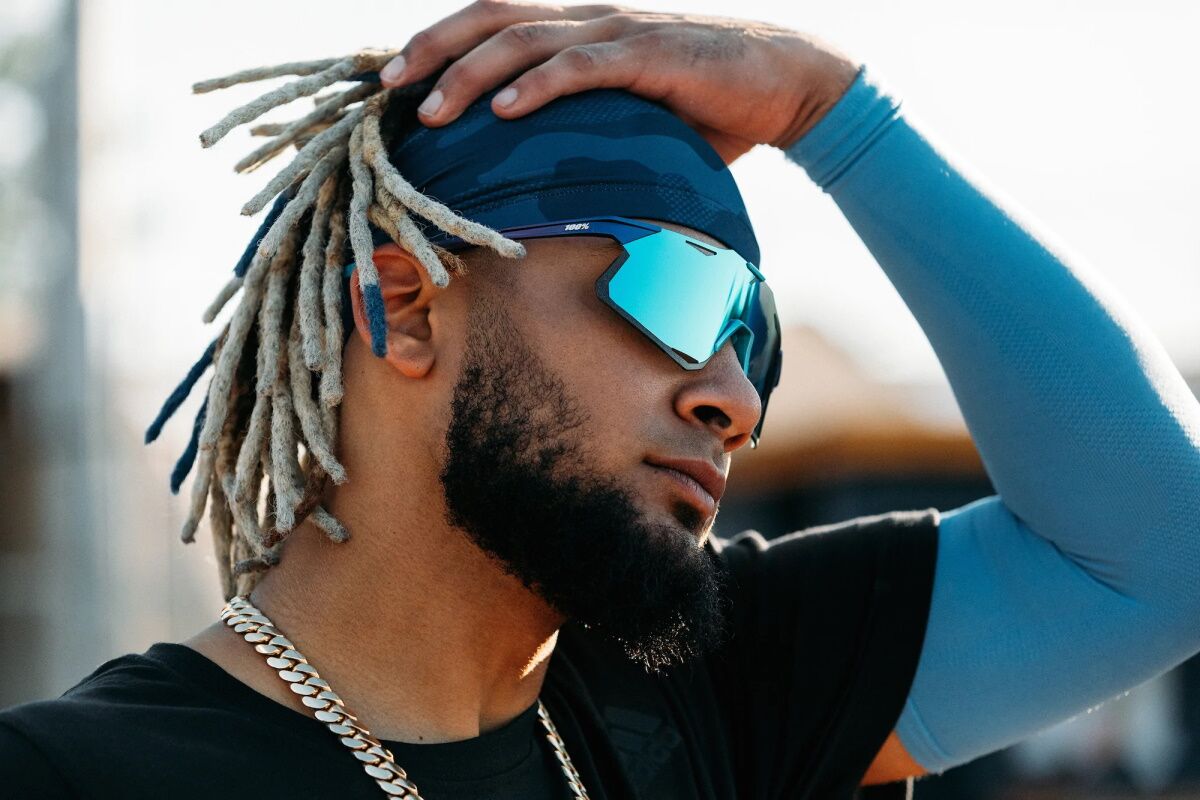 Gafas ciclismo 100% - HYPERCRAFT®- Matte Stone Grey HiPER® Coral Lens - Imagen 4