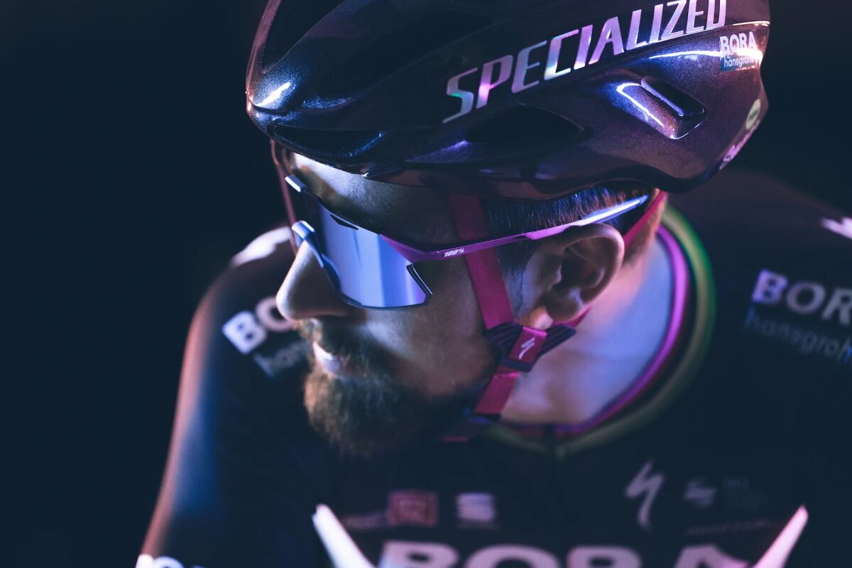 Gafas ciclismo 100% - HYPERCRAFT®- Matte Stone Grey HiPER® Coral Lens - Imagen 5