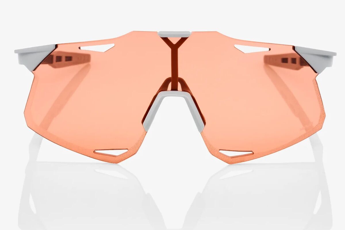 Gafas ciclismo 100% - HYPERCRAFT®- Matte Stone Grey HiPER® Coral Lens - Imagen 2