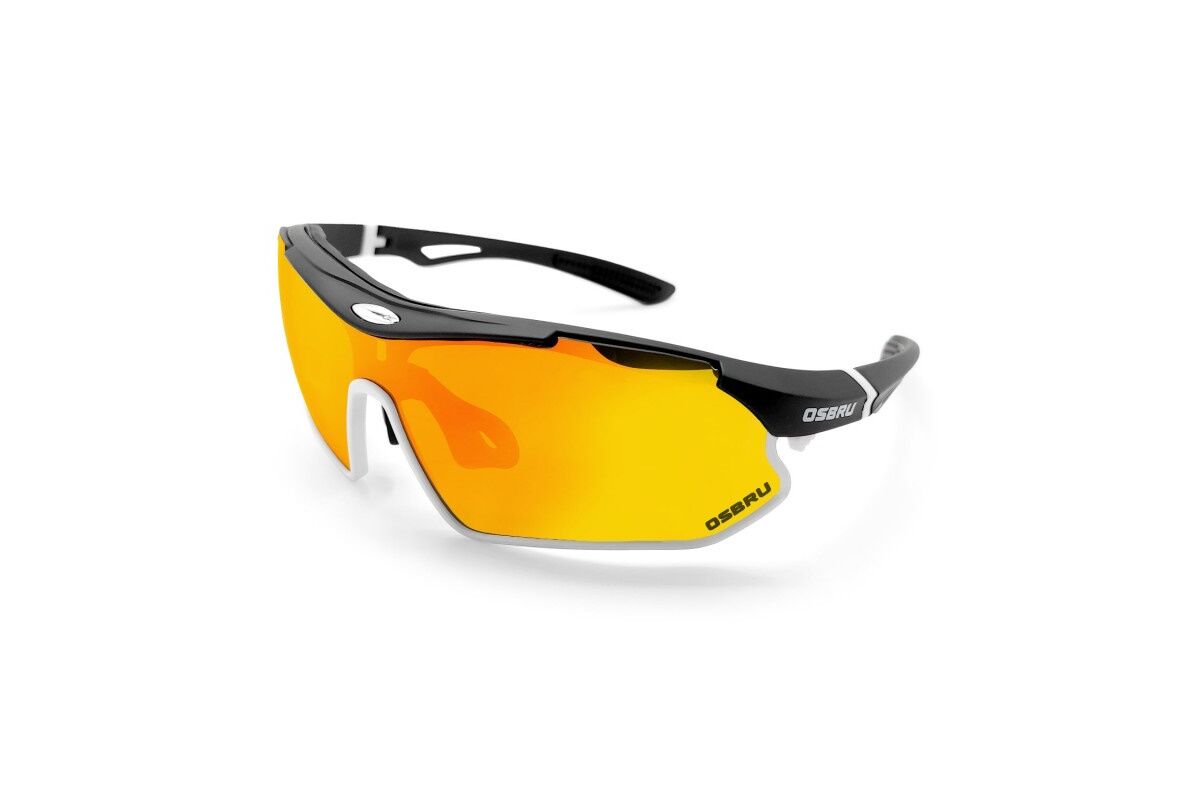 Gafas ciclismo OSBRU RACE MILI - BLACK/GOLD