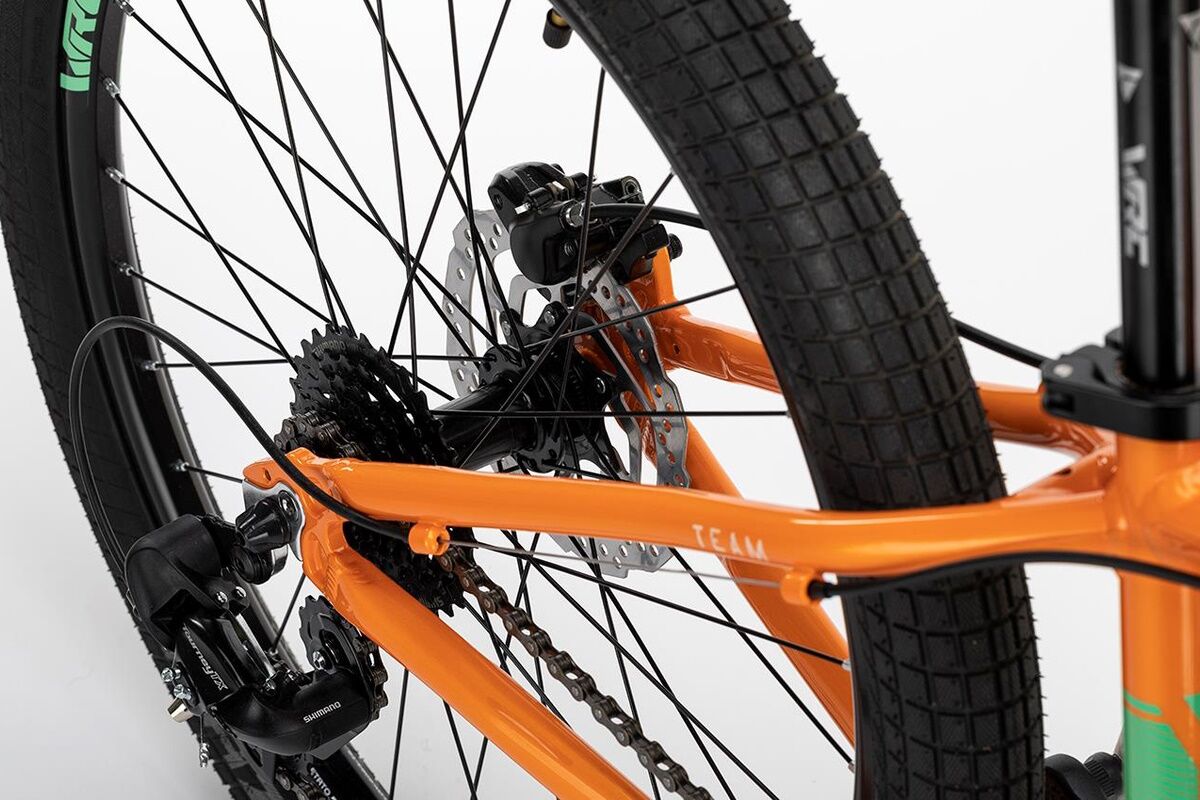 Bicicleta MTB niño 8 a 12 años - 24" - WRC TEAM DISC - ORANGE - Imagen 5