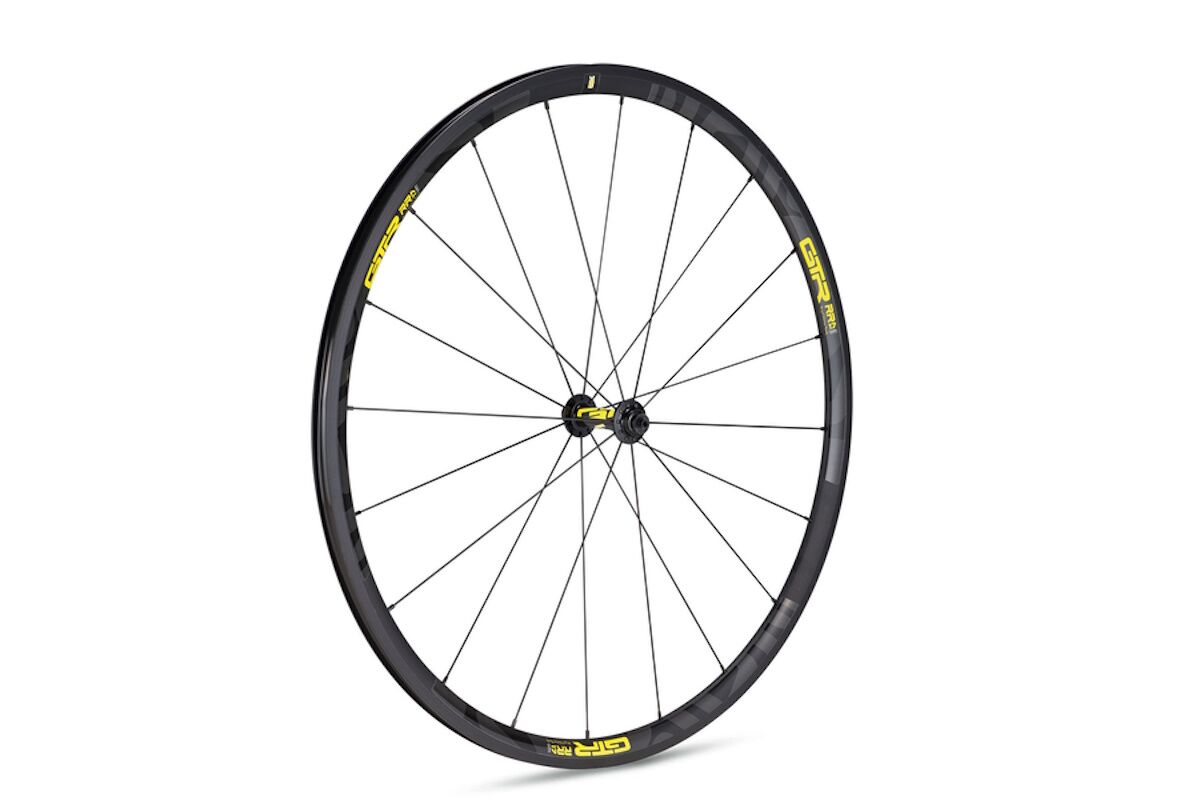 Rueda delantera aluminio carretera GTR RR17 Amarillo V/Brake