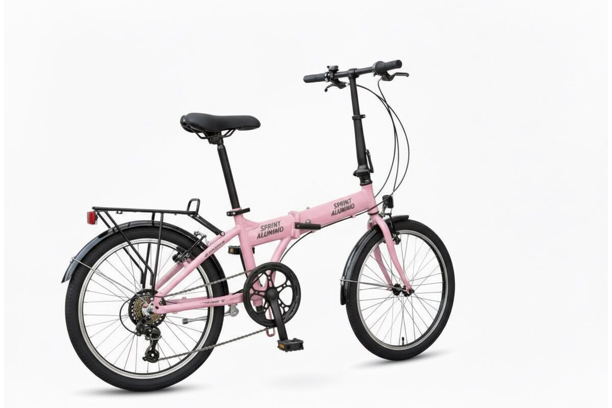 Plegable 20” aluminio | WST 6 velocidades | V‑Brake - Imagen 3