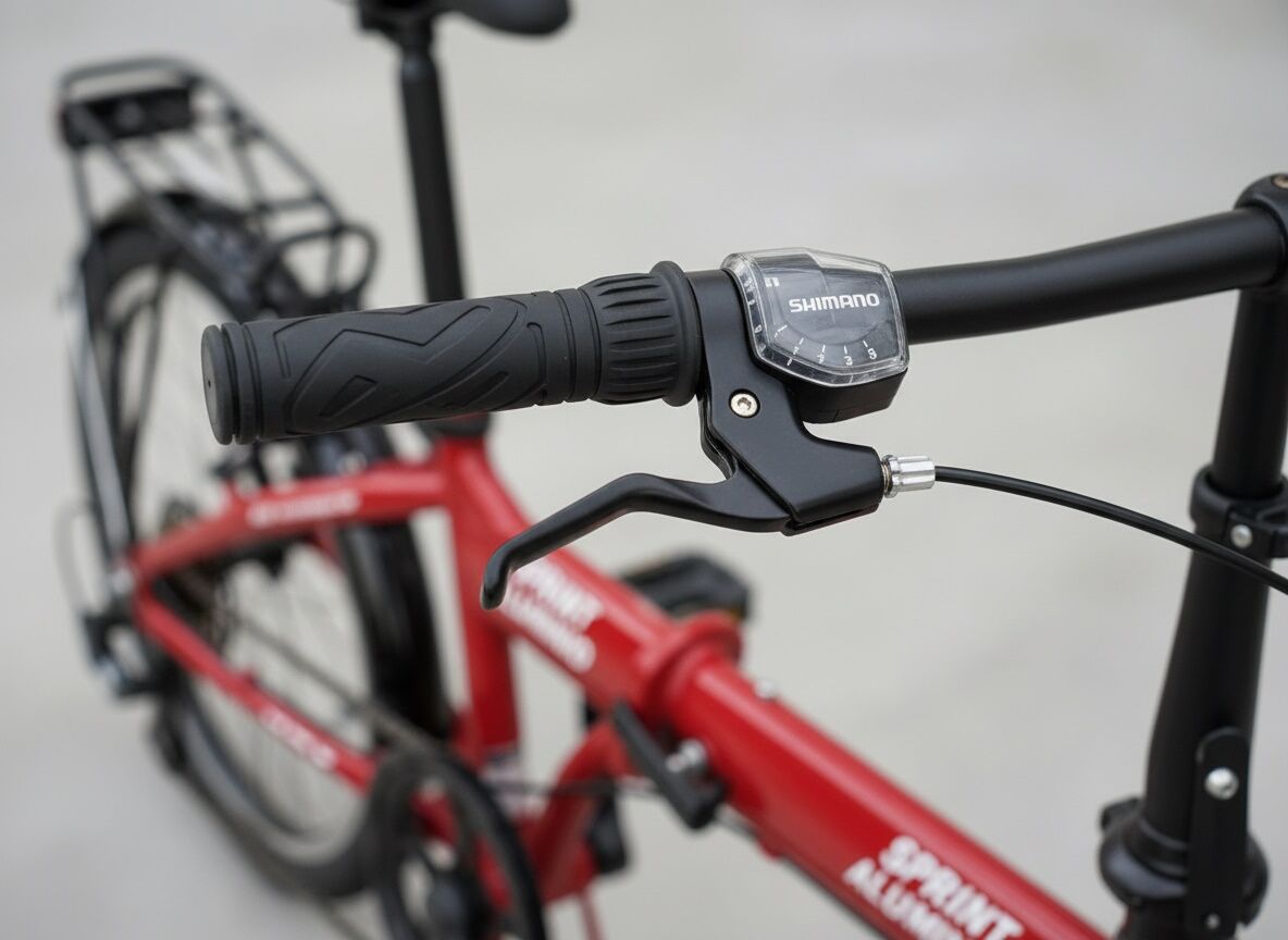 Plegable 20” aluminio | WST 6 velocidades | V‑Brake - Imagen 11