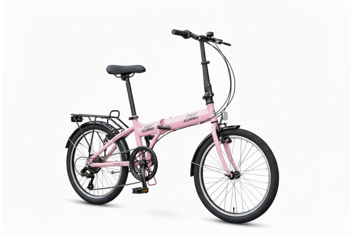 Plegable 20” aluminio | WST 6 velocidades | V‑Brake - Imagen 4