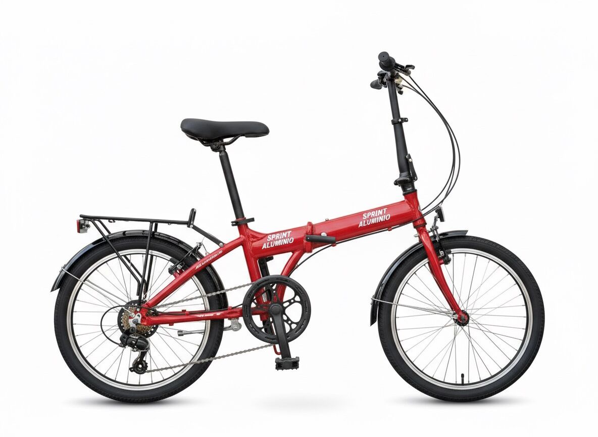 Plegable 20” aluminio | WST 6 velocidades | V‑Brake - Imagen 12