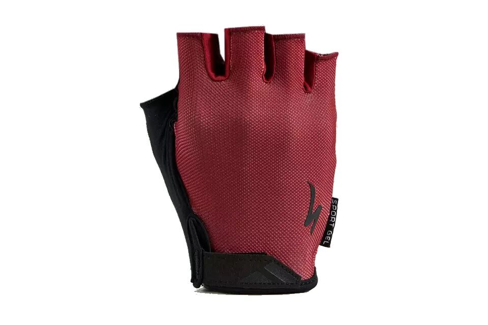 Guantes cortos ciclismo SPECIALIZED SPORT GEL BODY GEOMERY - Maroon