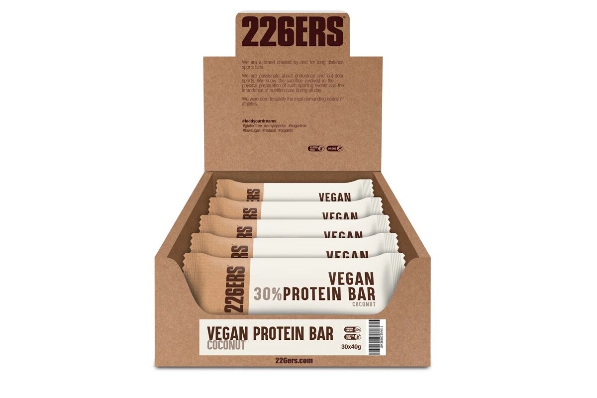 Barrita proteica vegana 226 - VEGAN PROTEIN BAR - Coco - Imagen 3
