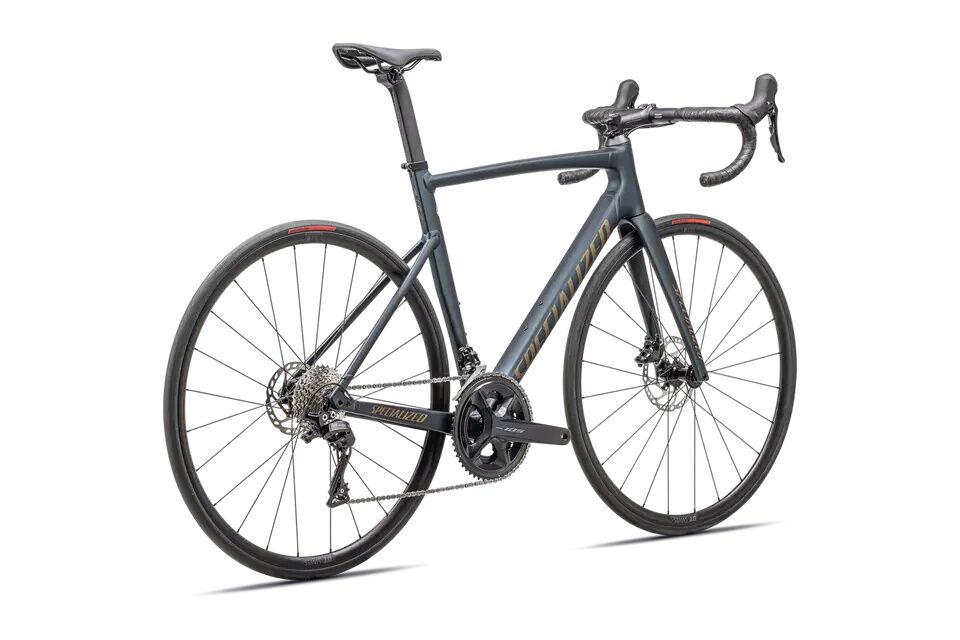 Specialized Allez E5 Sprint Comp 2025 - Satin Deep Lake Metallic / Burnt Gold Metallic - Imagen 2