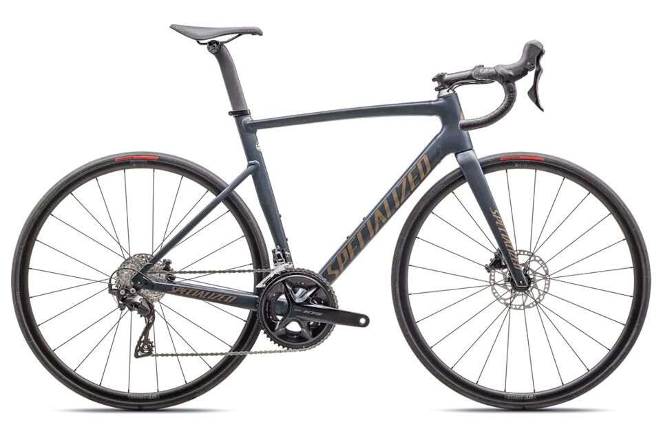 Specialized Allez E5 Sprint Comp 2025 - Satin Deep Lake Metallic / Burnt Gold Metallic