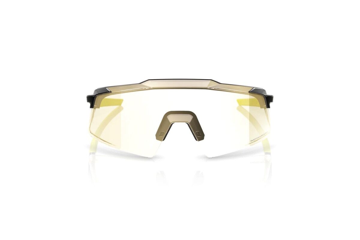 Gafas ciclismo 100% - Aerocraft® - Gloss Metallic Black - Gold Mirror Photochromic - Imagen 3