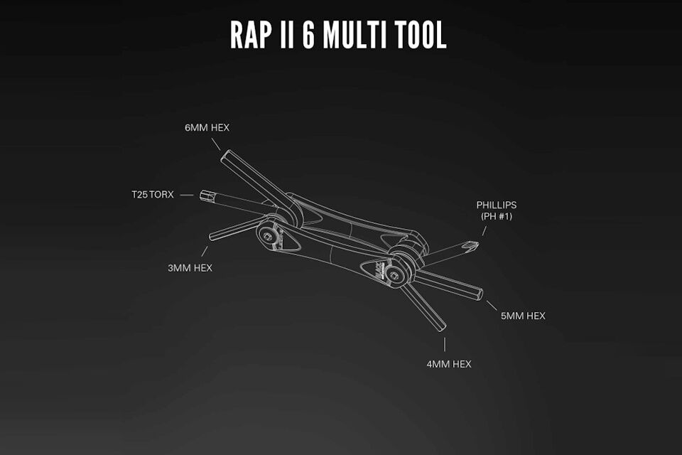 Multiherramienta Lezyne Rap II 6 - Imagen 2