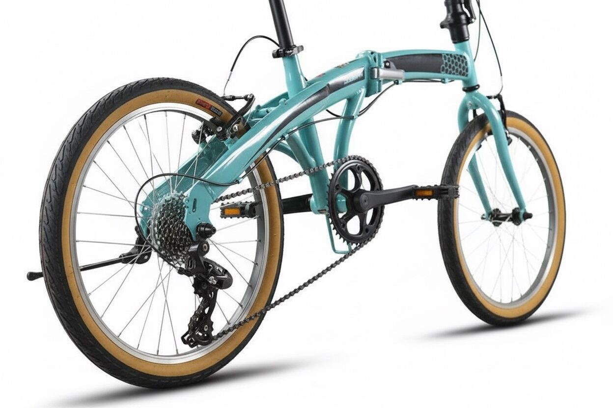 Bici plegable 20” JL‑Wenti 6v llanta aluminio - Imagen 4