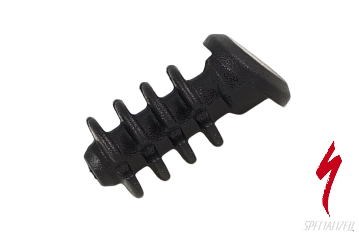 Tapón de goma Specialized S246500010 para puertos ICR de 6 a 7 mm, compatible con enrutamiento interno de cables en bicicletas de montaña, recambio original.