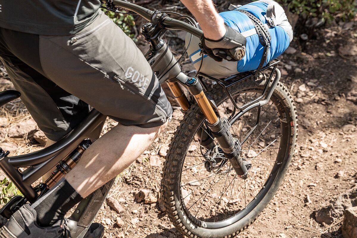 Topeak TetraRack M1 Original - Transportín delantero MTB, sistema QuickTrack, autenticidad garantizada, compatible bolsas MTX/KLICKfix - Imagen 3