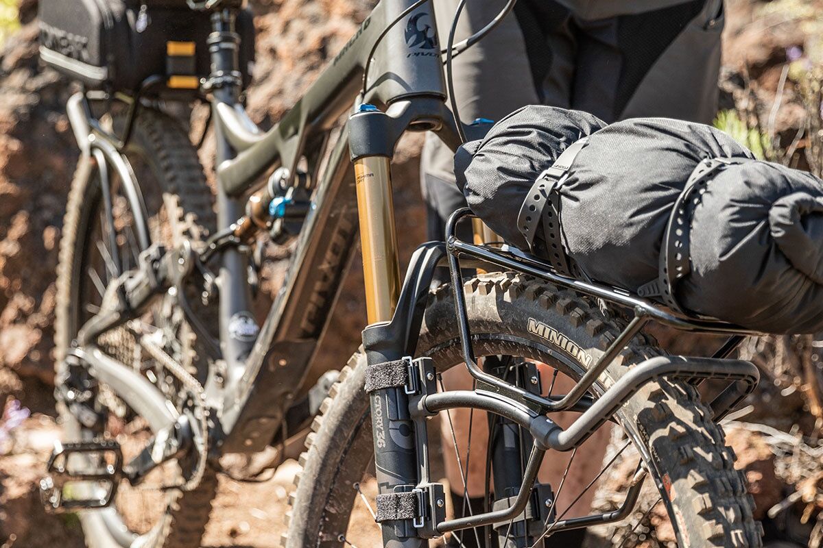 Topeak TetraRack M1 Original - Transportín delantero MTB, sistema QuickTrack, autenticidad garantizada, compatible bolsas MTX/KLICKfix - Imagen 4