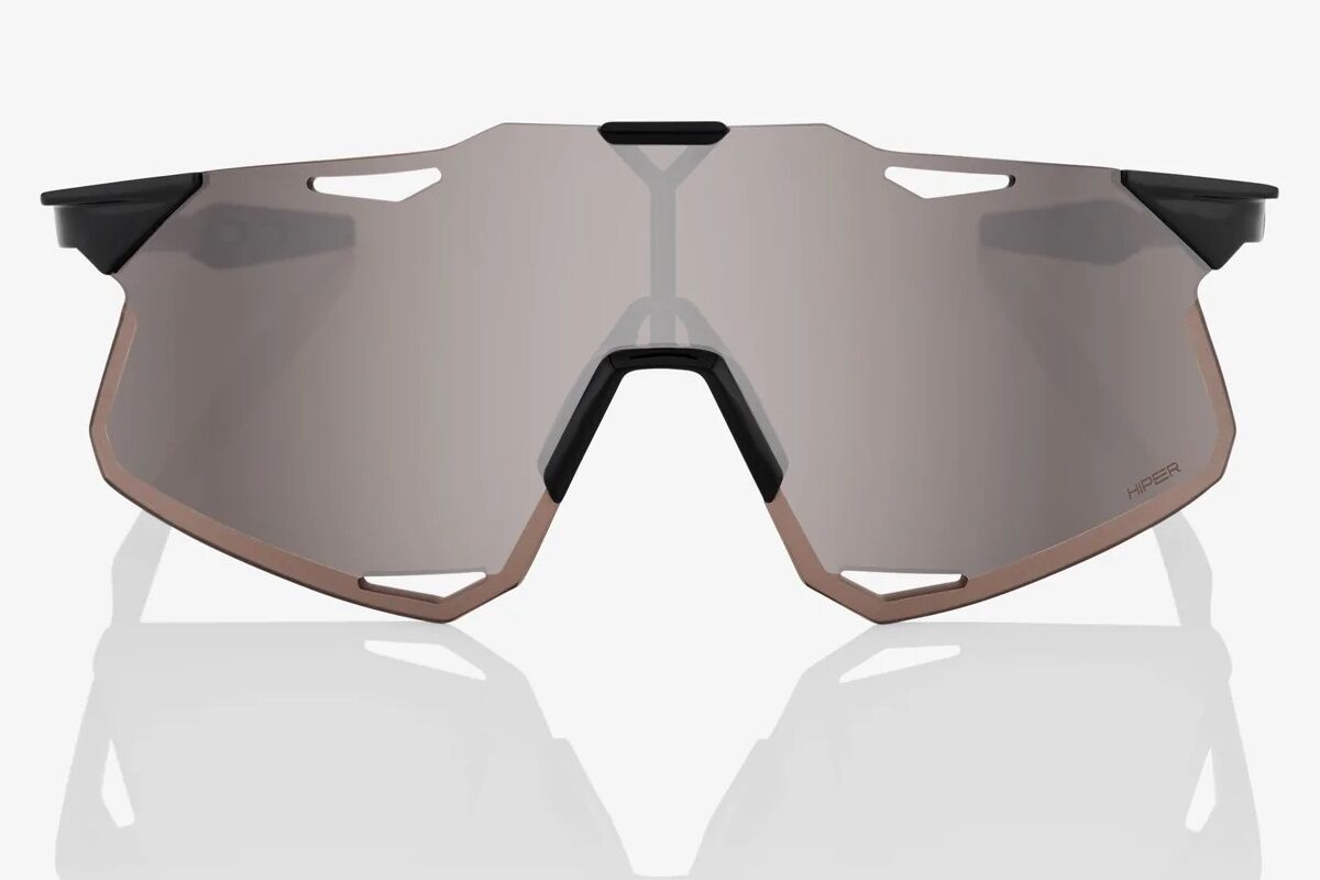 Gafas ciclismo 100% - HYPERCRAFT®- Gloss Black HiPER® Silver Mirror Lens - Imagen 2