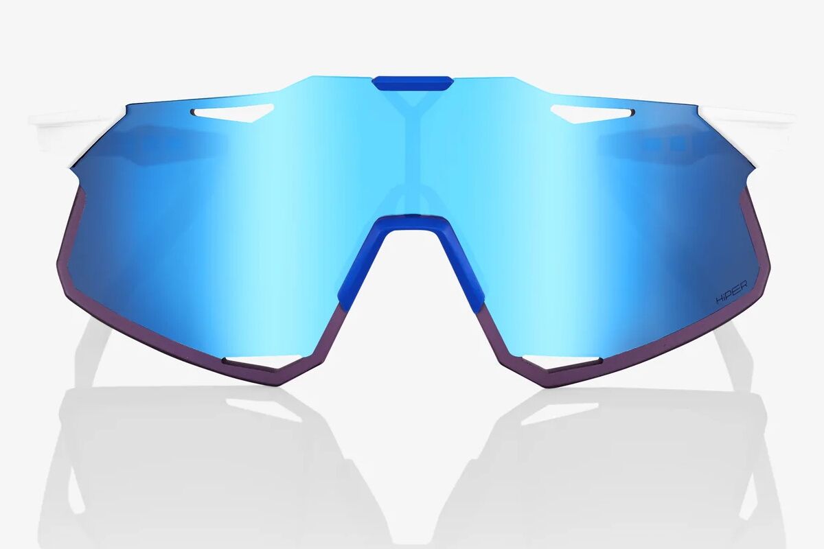Gafas ciclismo 100% - HYPERCRAFT®- TotalEnergies Team Matte White / Metallic Blue - Imagen 3