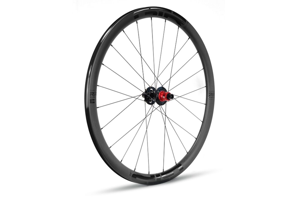 Rueda trasera carbono carretera GTR RR38 Negra Disc 6T XDR