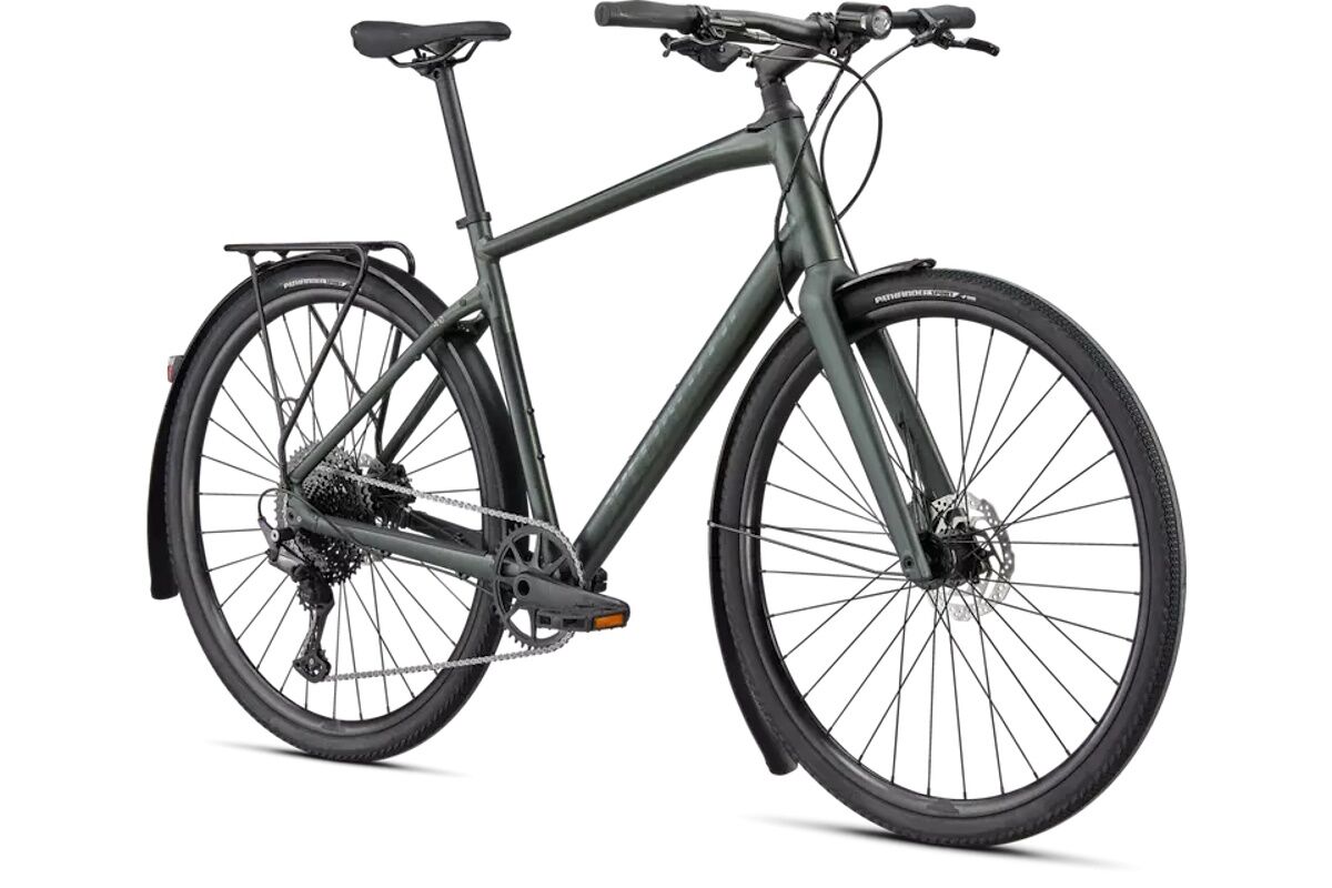 Specialized Sirrus X 4.0 EQ Satin Oak Green Metallic / Black Reflective - Imagen 2