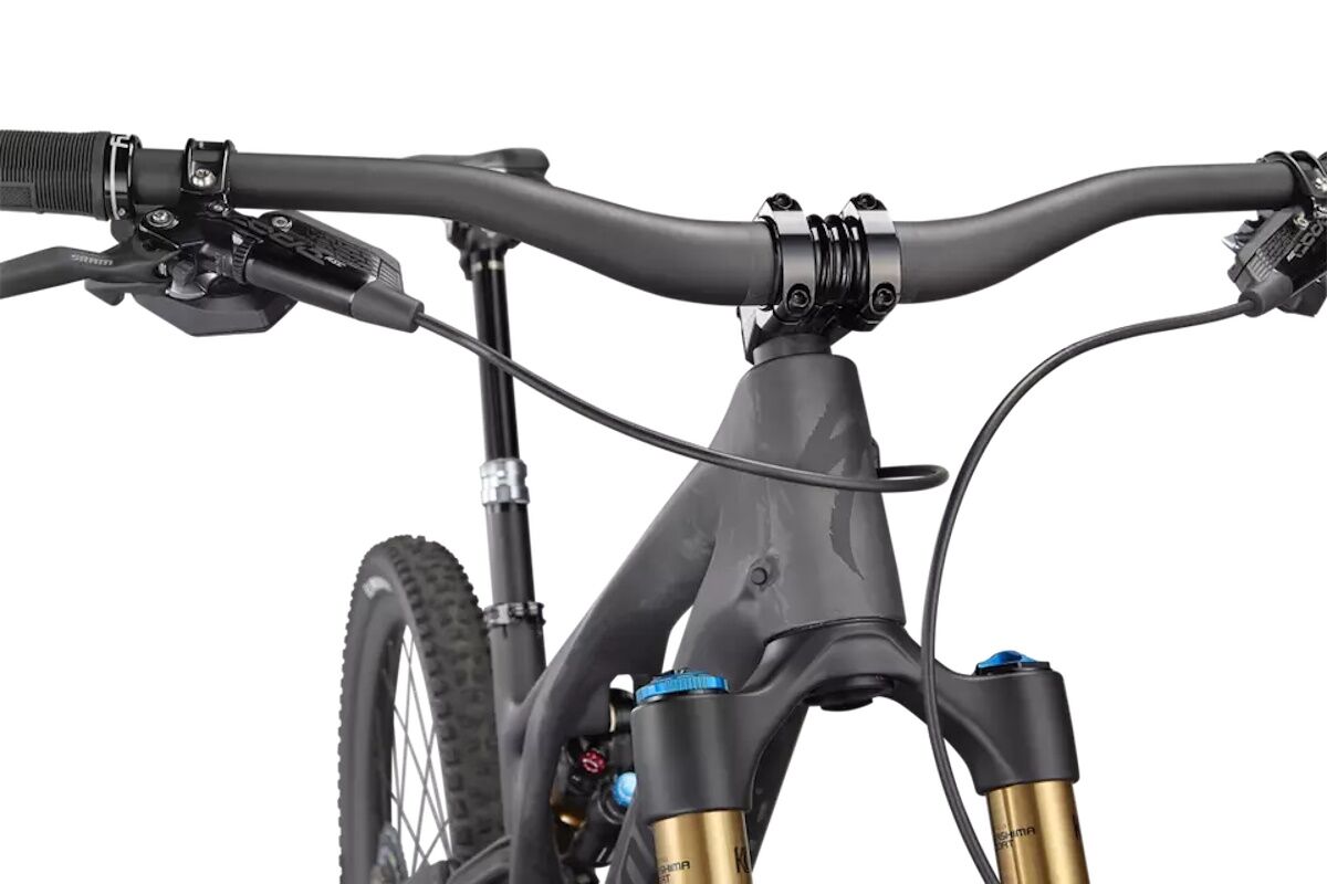 Specialized S-Works Stumpjumper EVO 2022 - Satin Brushed Black Liquid Metal / Carbon / Black - Imagen 3