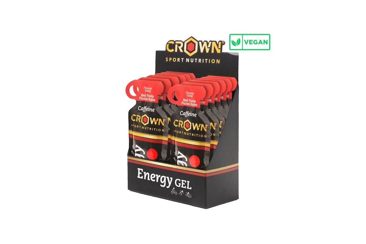 Gel CROWN - Energy Gel - FRUTOS ROJOS con CAFEINA - Imagen 3