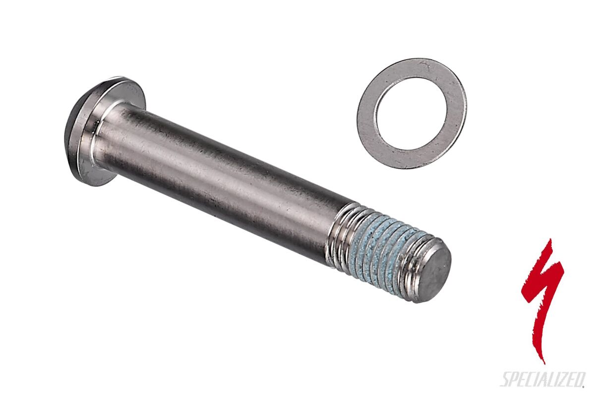 Perno original de titanio para soporte de amortiguador delantero Specialized Kenevo SL 2022, 8x45mm, repuesto S210500007