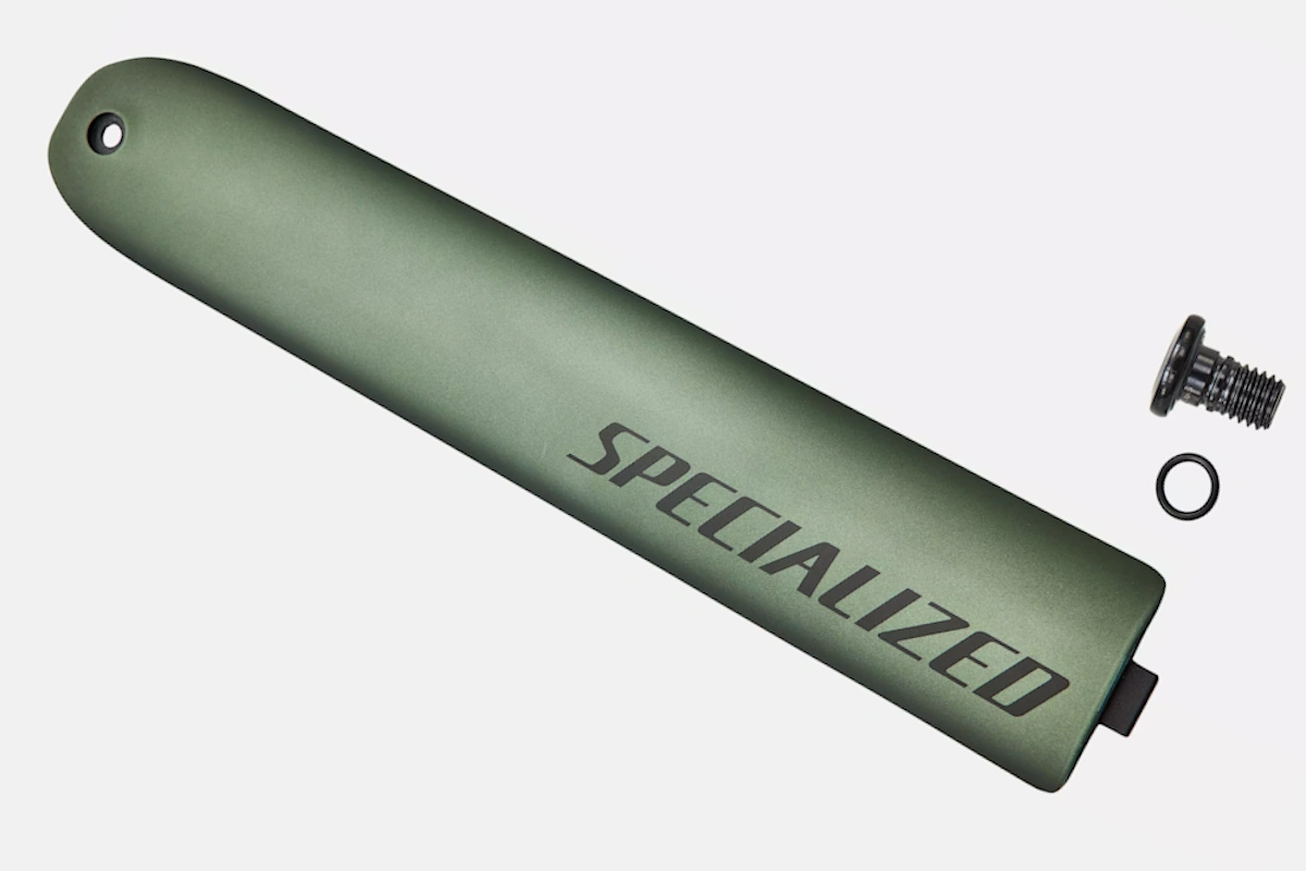Tapa de batería para Specialized Turbo Levo 4 Alloy Satin Cypress Metallic/Dark Moss Green