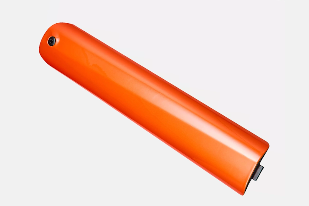Tapa de batería para Specialized Turbo Levo 4 Comp Gloss Orange Tint/Silver Dust/Dark Navy