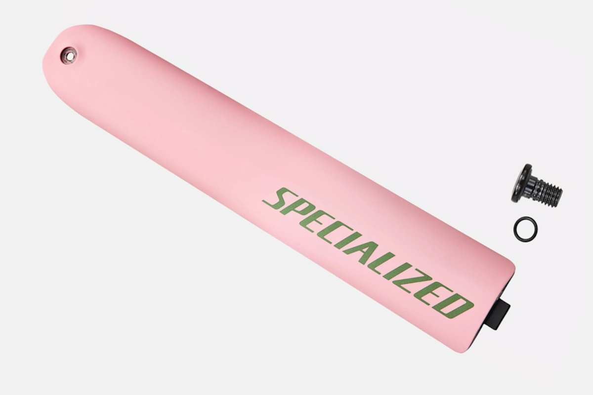 Tapa de batería para Specialized Turbo Levo 4 Comp Alloy Satin Dusky Pink/Cypress Metallic