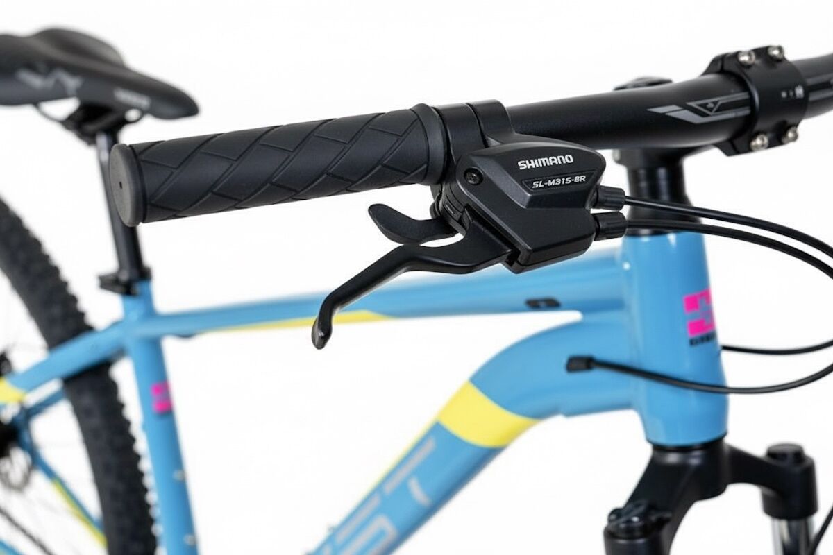 Bicicleta MTB 29" Aluminio 2x8 discos hidraulicos cables dentro WST Poison 9416 - Imagen 7