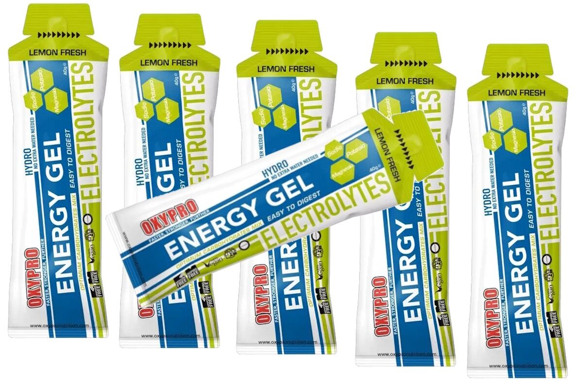 Gel energético OXIPRO - ENERGY Gel líquido - ELECTROLITOS - LEMON FRESH - Imagen 2